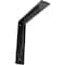 Ekena Millwork Stockport Steel Bracket, Antiqued Pewter 2"W x 10"D x 10"H BKTM02X10X10STAPW - alternate 1